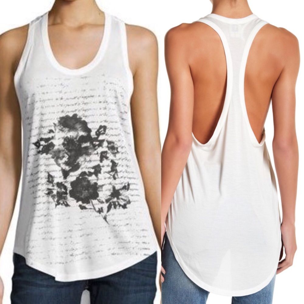 NEW Haute Hippie In Pursuit of Happiness tank